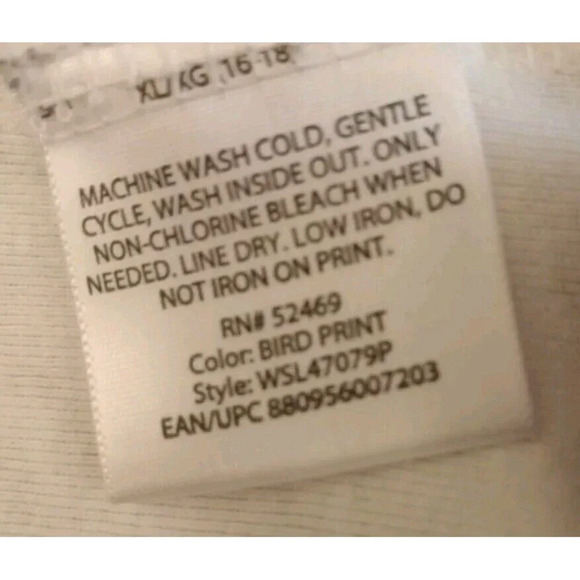 White‎ Stag Tee Red Bird Long Sleeve Round Neck Size XL (16/18) - Picture 5 of 5